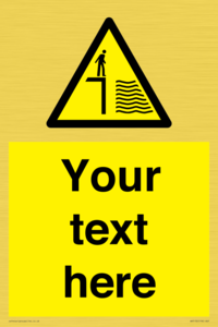 Custom Deep Water Sign